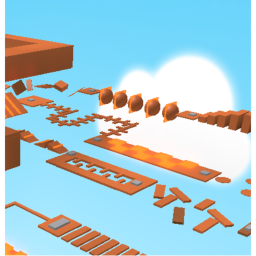 Easy Orange Obby!