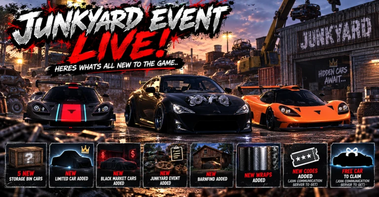 Junkyard Event Update
