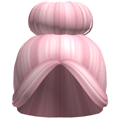 -',ৎ Cheerleader Sock Bun with Bangs in Pink