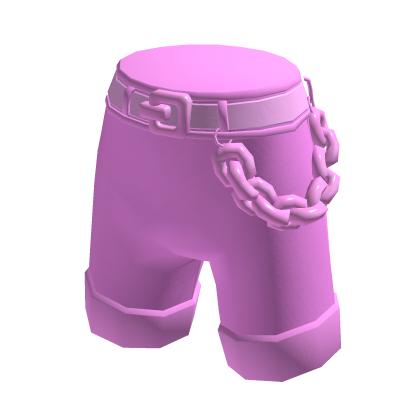 Pink Shorts w/ Chunky Pink Chain thumbnail