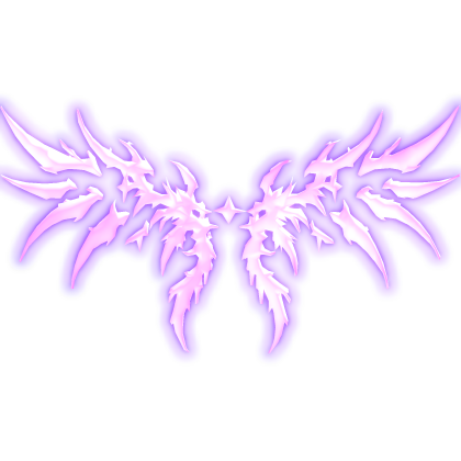 GLOWING Purple Crystallite Wings [EMISSIVE]