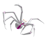 White Spider Pink