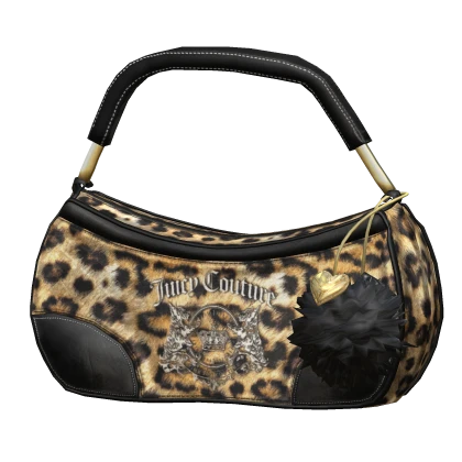 Y2K Juicy Velvet Couture Bag in Leopard Print | Roblox Item