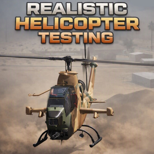 Realistic Helicopter Testing  Roblox game