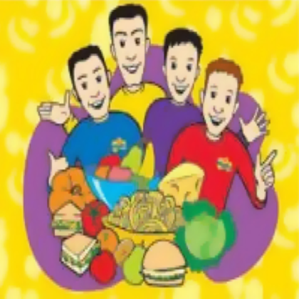 The Cartoon Wiggles with Food Roblox decal