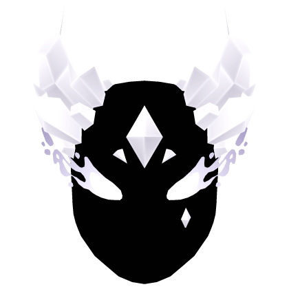 Glowing Mask Of Fire White