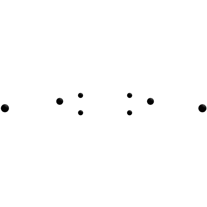 Multiple Mouth Face Piercings (Black)