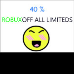 40 % OFF OF YOURE ROBLOX ITEMS