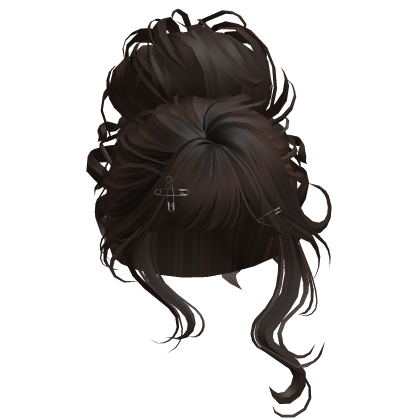 Elegant Princess Wispy Bun (Dark Brown)