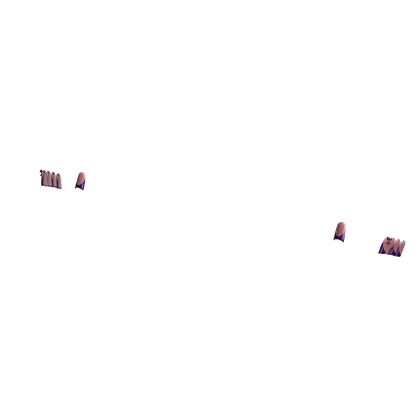Diamond Heart French Tip (purple) thumbnail