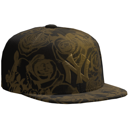 Gold Rose NY Sidewept Fitted Cap Roblox item