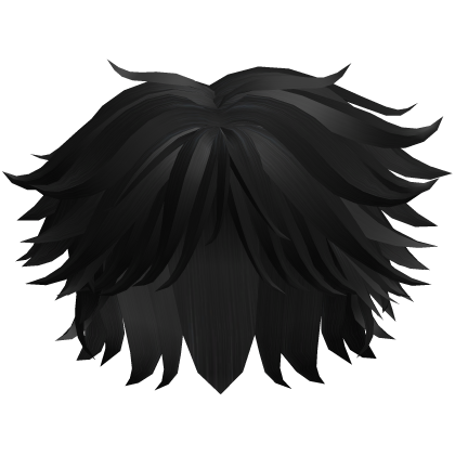 black cool anime boy hair Roblox item