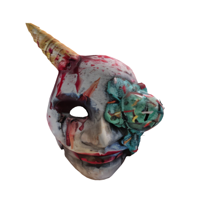 Mascara de Payaso de helado 