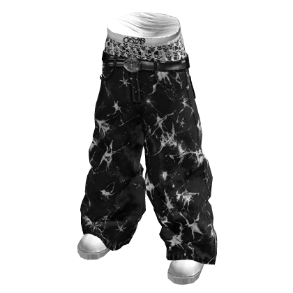Saggy Skull Boxer Jeans