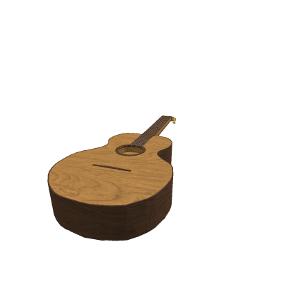Guitar (Without strings because im lazy)