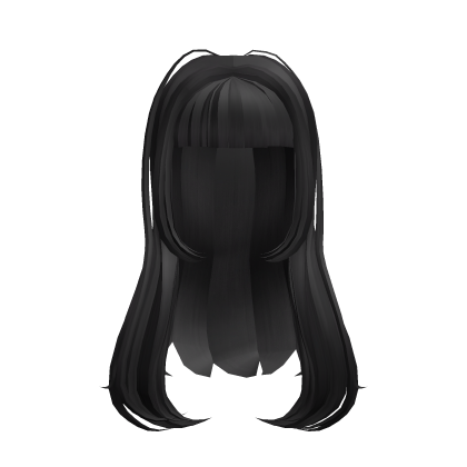 Black Cute Girl Hair Y2K w/ Bangs thumbnail