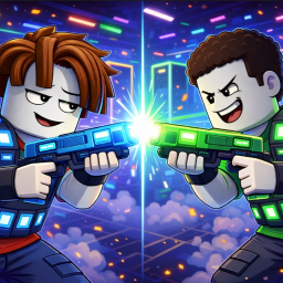 Blue Vs. Pink Laser Tag
