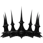 Dark Gothic Void Bone Crown of Death