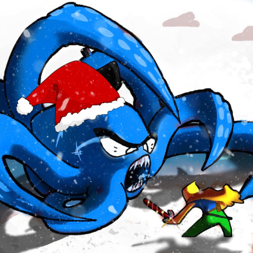 [❄️] MEGA Boss Survival 🐉  official Roblox game thumbnail