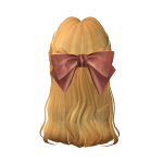 Golden Rose Bow Hair