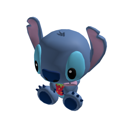 Holdable Stitch Plushie alien blue cute