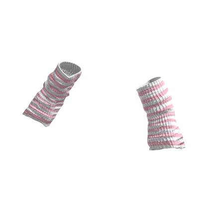 arm warmers pink stripes thumbnail