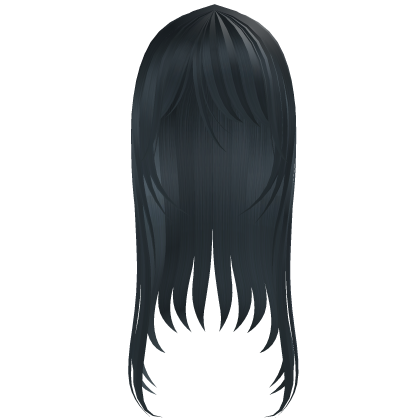 † long flowy hair ash blue Roblox item