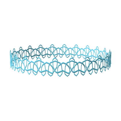 🧁 kawaii cute lil blue net lace choker tweencore