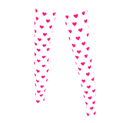 pink heart tights