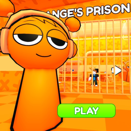 🍊ORANGE SPLANKI'S PRISON RUN! (Obby) official Roblox game thumbnail