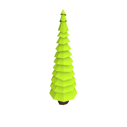 Low Poly Tree Hand Crafted