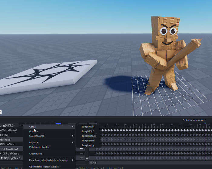 Tung Tung Tung Sahur Buffed Rigged and Animated preview 1