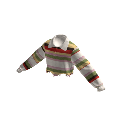 Vintage Multi Stripe Polo