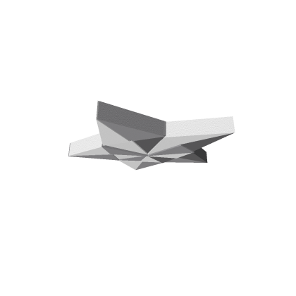 Medium platinum star