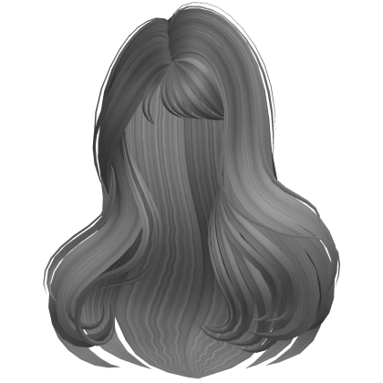 Voluminous Long Blowout Hair (Gray) Roblox item