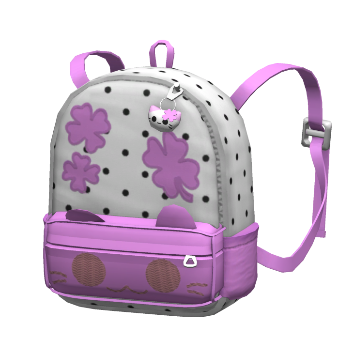 [NEW 🚨] Pink Polka Dot Cat Backpack (3.0)