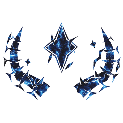Blue Electric Horns Roblox item