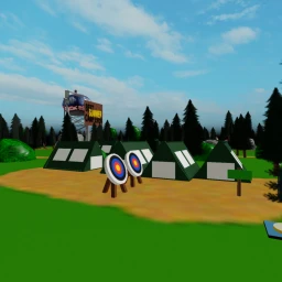 Chill camping game icon