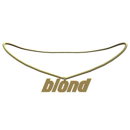 blond gold necklace 1.0 Roblox item