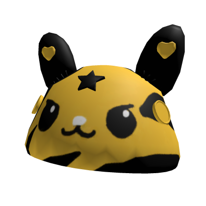 Tiger Yellow and Black Star Beanie Roblox item