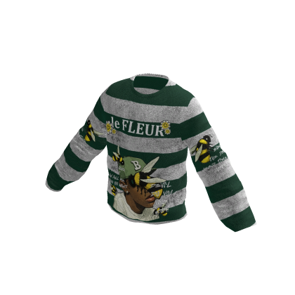 ARCN - Sweater Le Fleur Green White thumbnail