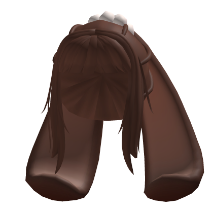 Cute Cocoa Bunny Ponytail Hair  Roblox item