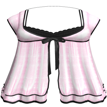 Pink Black Cute Top Gothic Doll Dress 