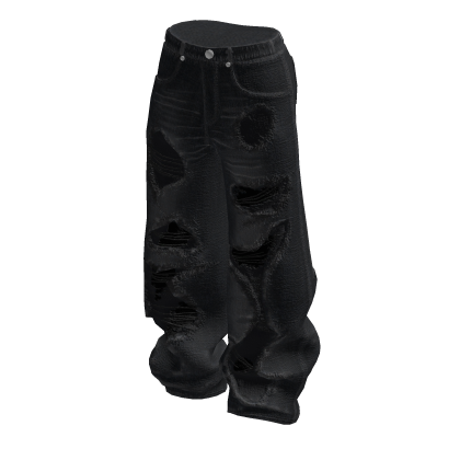 Y2k Fashion Pants Black thumbnail
