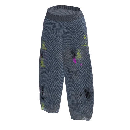 Blue Dirty Denim Y2K Balloon Fit Pants Roblox Item Rolimon S NoFilter