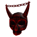 Red Tormentor Jaller Skull Mask