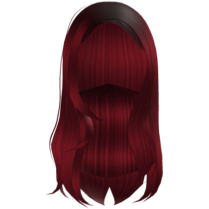 Red Long Layered Blowout Roblox item