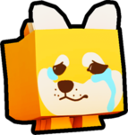 Shiny Rainbow Sad Doge Pet Simulator 99 trading value
