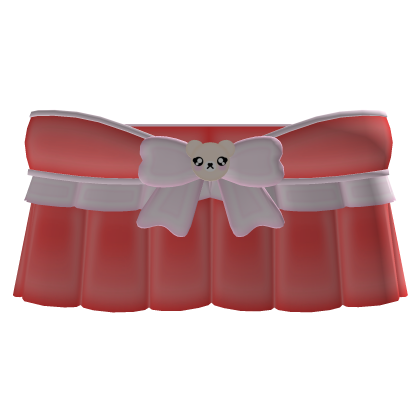 cute red and pink korilakkuma top Roblox item