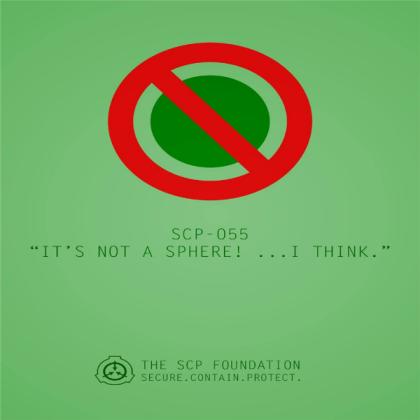 SCP Foundation Poster: SCP-055 Roblox decal